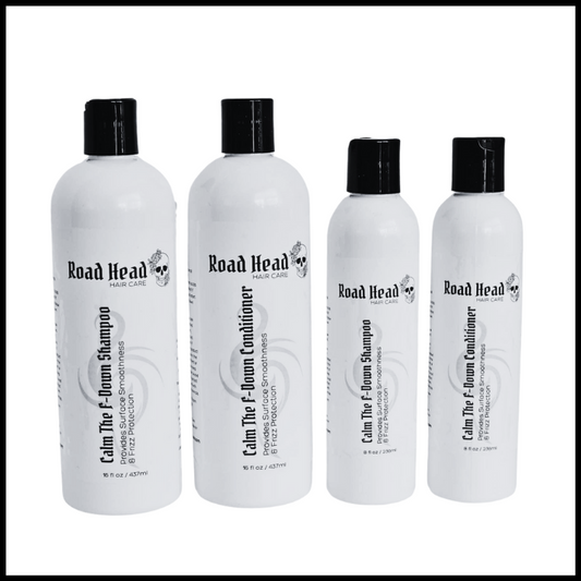 Calm The F-Down Salon Formula Shampoo & Conditioner Set For Rebel Hair