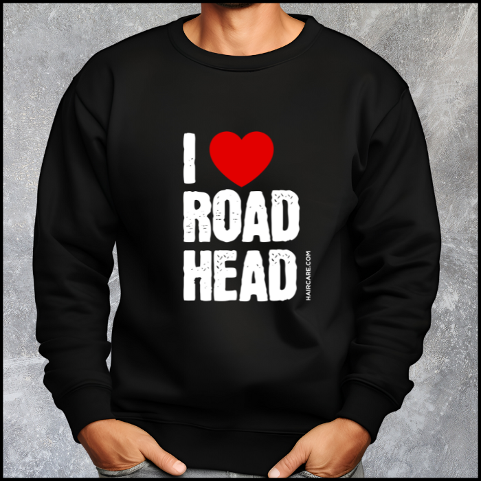I Love Road Head Haircare.com Crewneck Sweatshirt
